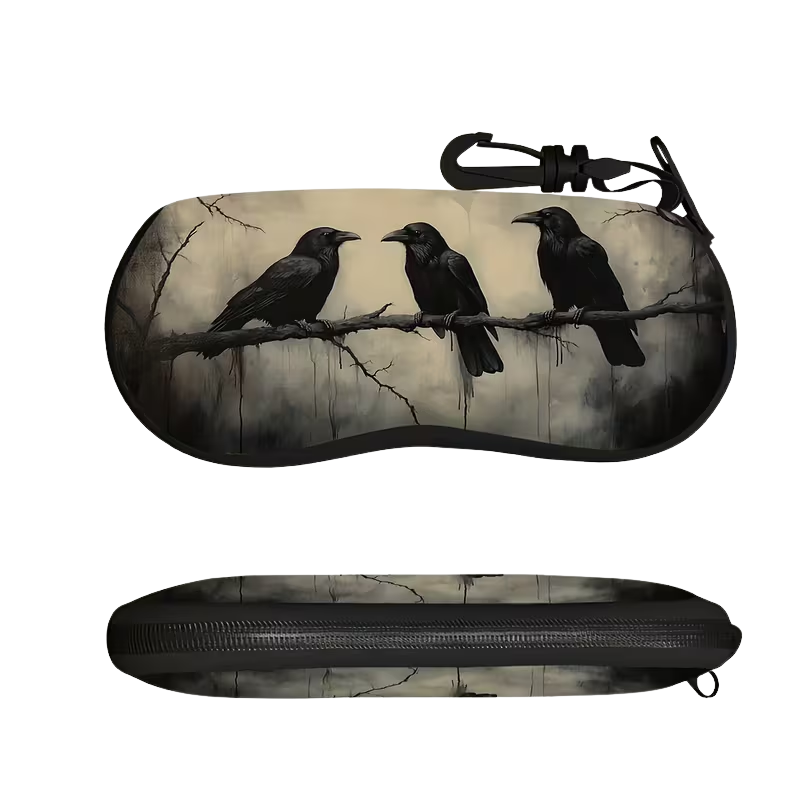 Three Ravens Glasses Pouch - Image 3