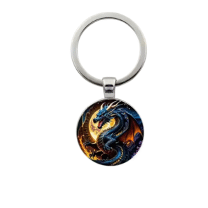 black dragon keyring