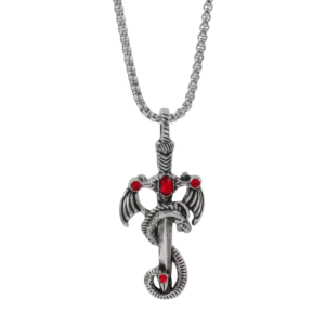 sword and dragon necklace