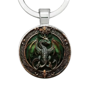 green dragon keyring