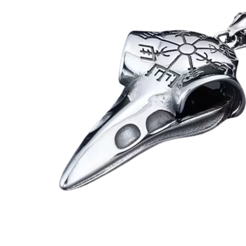 Raven Skull Pendant - Image 2