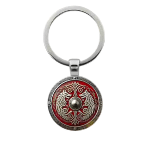 Viking Wolves Keyring