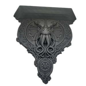 cthulhu-inspired wall shelf