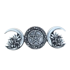 crescent moon hair clip