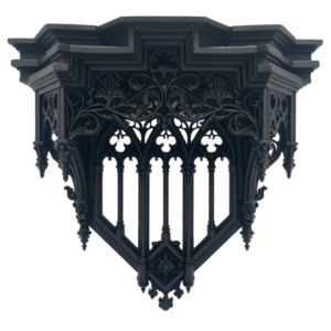 scrollwork shelf