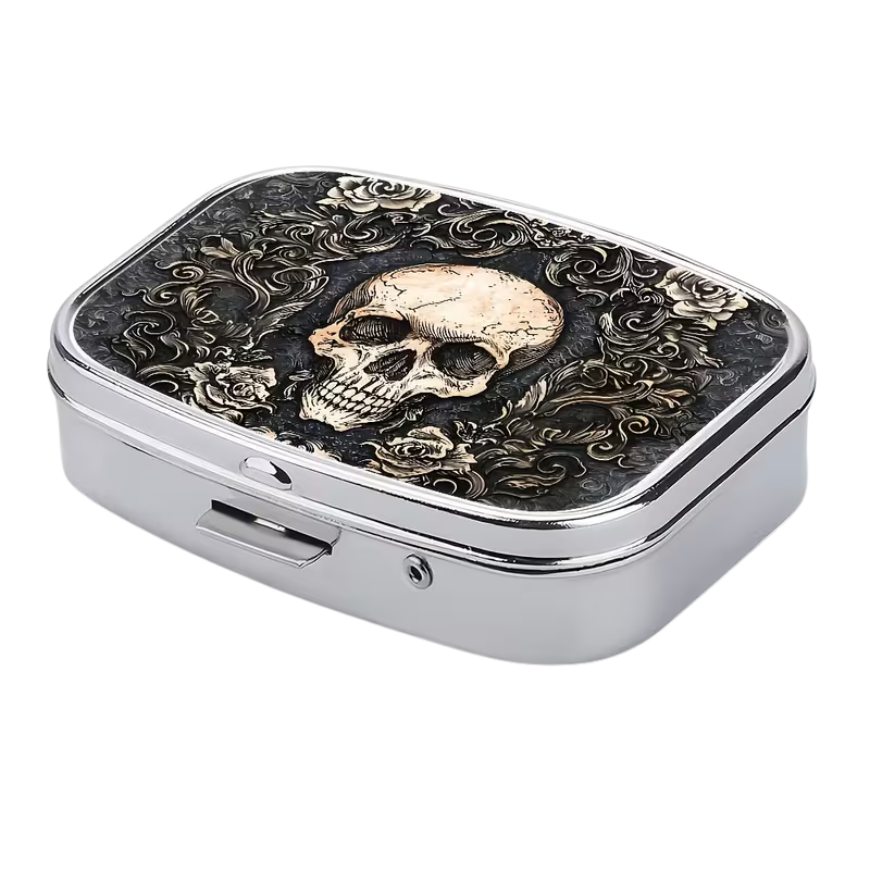 Memento Mori Pill Box - Image 3
