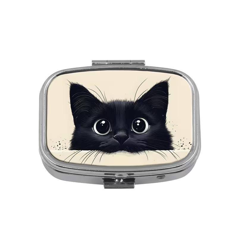 black cat pill box