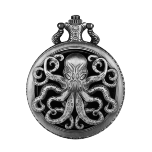 cthulhu pocket watch case dice set