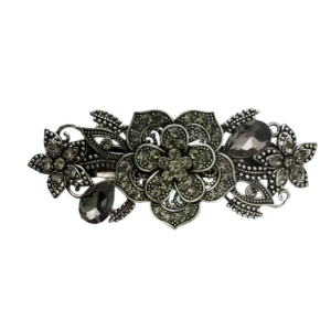vintage floral hair clip