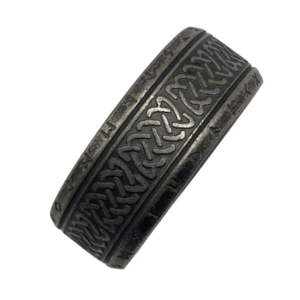 runic knot stainless steel ring