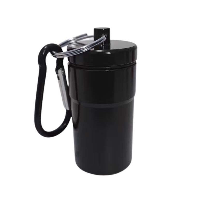cylinder portable ashtray
