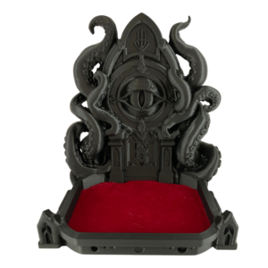 3D printed in black, the Lovecraftian Organiser has a red velvet-lined compartment. Perfect for jewellery, crystals or altar styling.