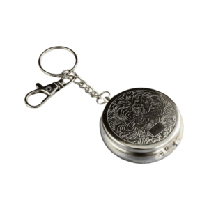 round portable ashtray