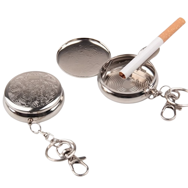 Round Portable Ashtray - Image 2